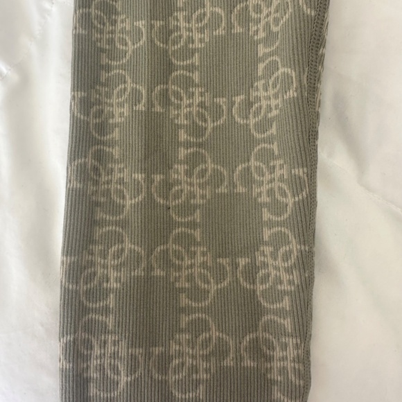 GUESS? Logomania Sage Green Ribbed Active Set Size XS - Picture 7 of 12